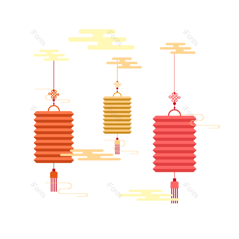 装饰图片,节日元素,中国风PNG,卡通免抠素材
